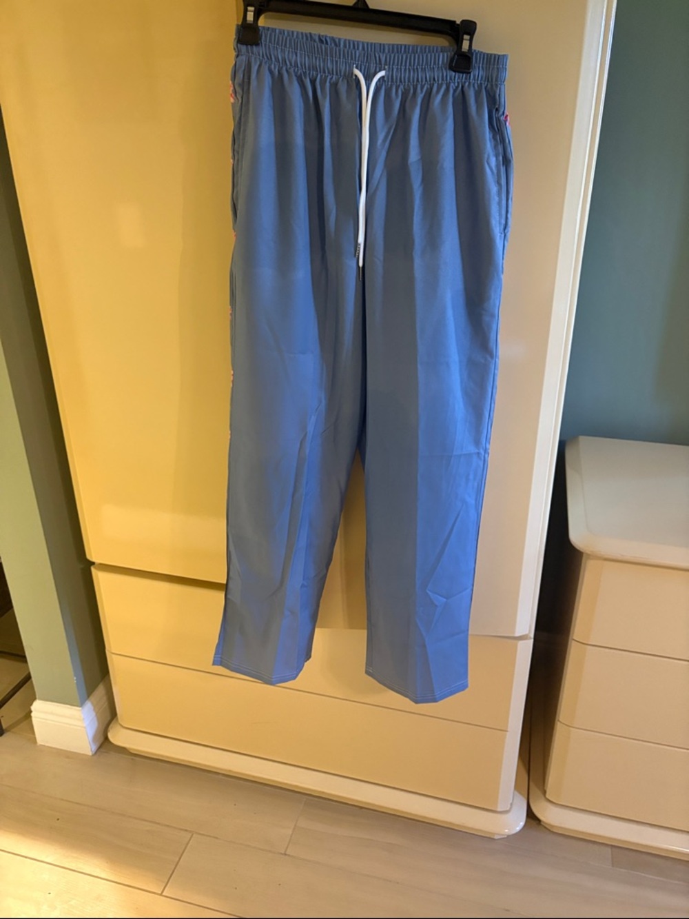 Light Blue Drawstring Pants